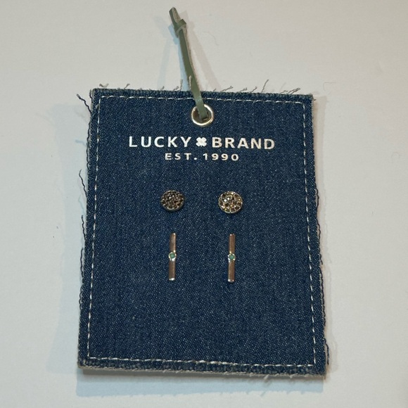 NWT Vintage Lucky Brand Stud Earring Set - Picture 6 of 10